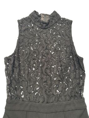 bebe Black Lace Jumpsuit - Size 0